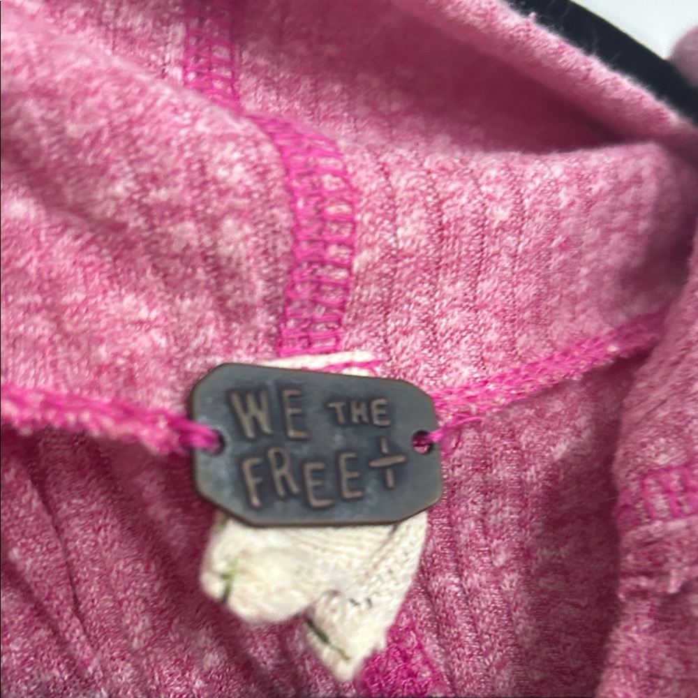 Free People Raspberry Cowl Neck Sweater - Picture 2 of 3